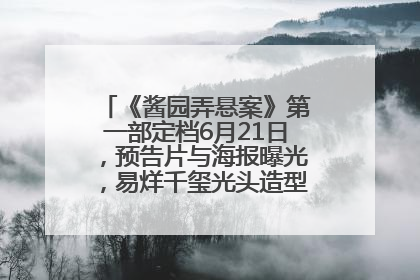 《酱园弄悬案》第一部定档6月21日，预告片与海报曝光，易烊千玺光头造型饰演“周瞎子”
