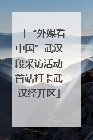 “外媒看中国”武汉段采访活动首站打卡武汉经开区