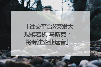 社交平台X突发大规模宕机 马斯克：将专注企业运营