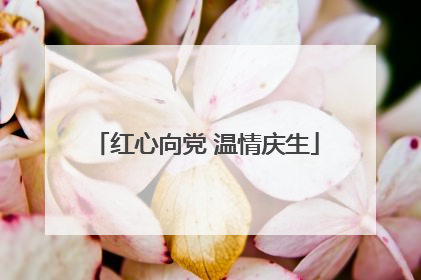 红心向党 温情庆生