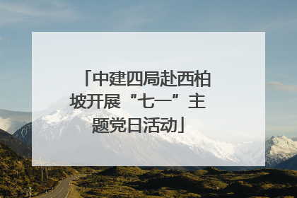 中建四局赴西柏坡开展“七一”主题党日活动