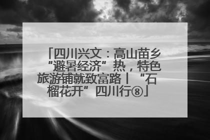 四川兴文：高山苗乡“避暑经济”热，特色旅游铺就致富路丨“石榴花开”四川行⑧