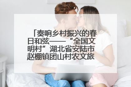 奏响乡村振兴的春日和弦——“全国文明村”湖北省安陆市赵棚镇团山村农文旅融合发展见闻