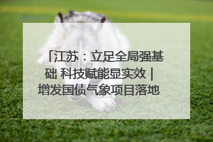 江苏：立足全局强基础 科技赋能显实效｜增发国债气象项目落地见效系列报道