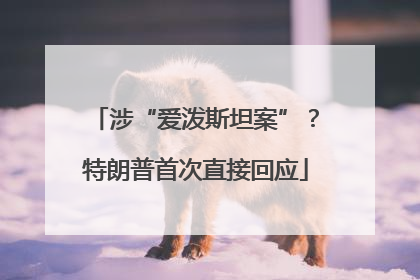 涉“爱泼斯坦案”？特朗普首次直接回应