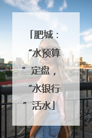 肥城：“水预算”定盘，“水银行”活水