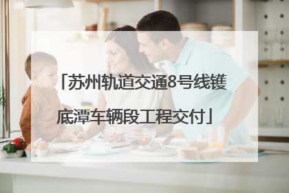 苏州轨道交通8号线镬底潭车辆段工程交付