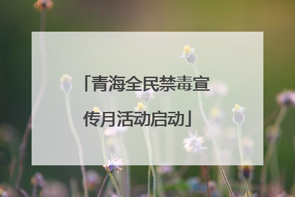 青海全民禁毒宣传月活动启动