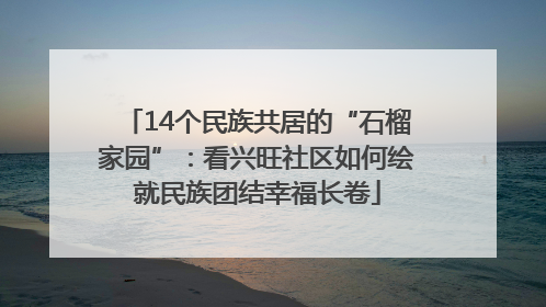 14个民族共居的“石榴家园”：看兴旺社区如何绘就民族团结幸福长卷