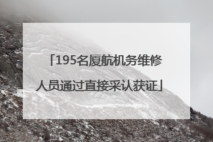 195名厦航机务维修人员通过直接采认获证