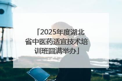 2025年度湖北省中医药适宜技术培训班圆满举办