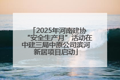 2025年河南建协“安全生产月”活动在中建三局中原公司滨河新居项目启动